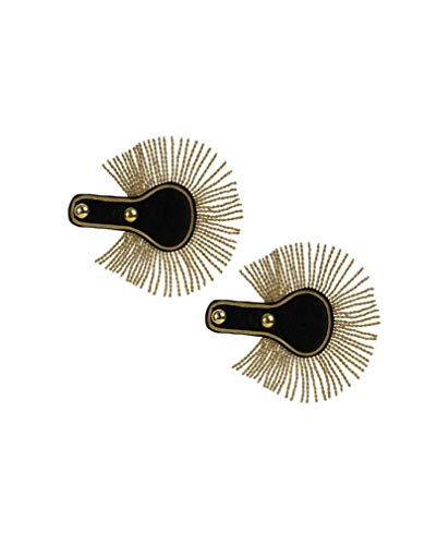Horror-Shop Schulterklappen schwarz Gold Horror-Shop Schulterklappen schwarz Gold von Horror-Shop
