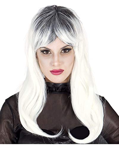Horror-Shop Schulterlange Zombie Perücke für Frauen - Halloween & Faschingsperücke von Horror-Shop