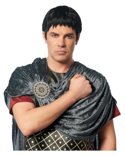 Horror-Shop Schwarze Römer Perücke für deinen Auftritt als Caesar Horror-Shop Schwarze Römer Perücke für deinen Auftritt als Caesar von Horror-Shop