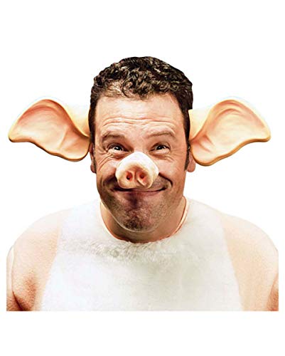 Horror-Shop Schweine Ohren als Haarreif - Kostümzubehör für Fasching & Karneval von Horror-Shop