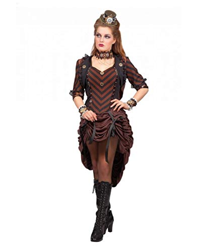 Horror-Shop Steampunk Kleid mit Bolero für Fasching & Halloween 38 von Horror-Shop