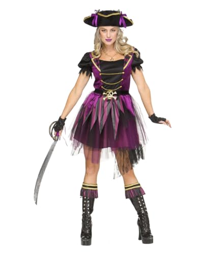 Horror-Shop Stormy Piraten Prinzessin Damenkostüm für Fasching & Halloween M/L von Horror-Shop