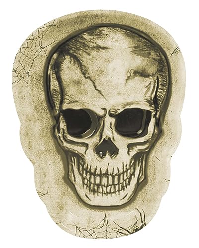 Horror-Shop Totenschädel Halloween Tablett aus Kunststoff Horror-Shop Totenschädel Halloween Tablett aus Kunststoff von Horror-Shop