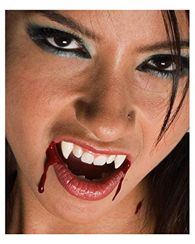 Horror-Shop Vampir Eckzähne als Dracula Gebiss für Halloween Small von Horror-Shop