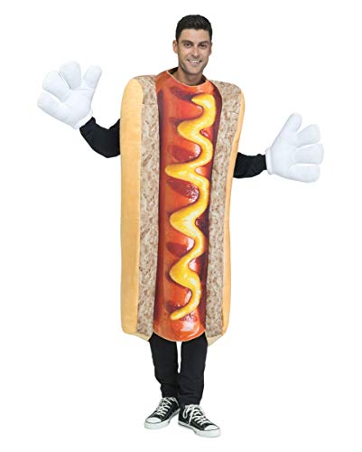 Hot Dog Kostüm als ausgefallene Fast Food Verkleidung für Werbung, JGA & Fasching von Horror-Shop