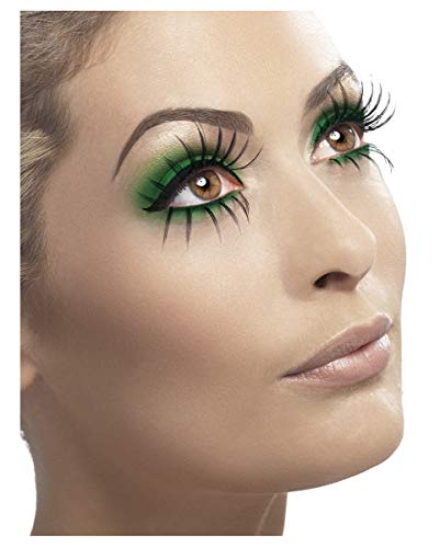 Schwarzer Wimpern Set von Horror-Shop