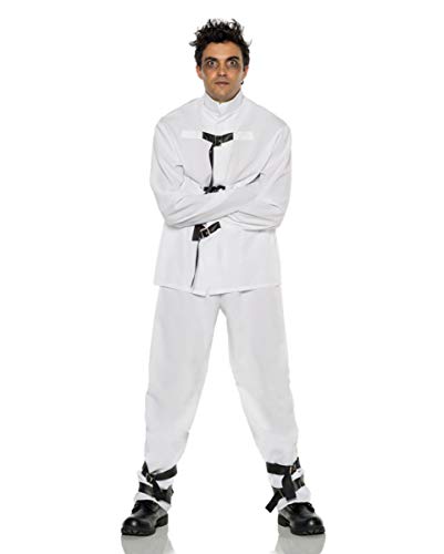 Weiß-schwarzes Zwangsjacken Herrenkostüm für Halloween & Fasching XL Weiß-schwarzes Zwangsjacken Herrenkostüm für Halloween & Fasching XL von Horror-Shop