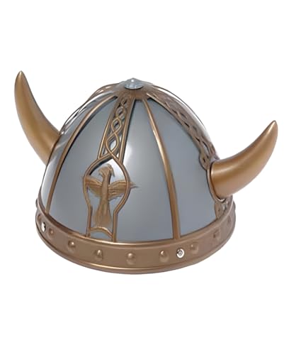 Wikinger Helm mit Hörner für Kinder als Kostümzubehör Wikinger Helm mit Hörner für Kinder als Kostümzubehör von Horror-Shop