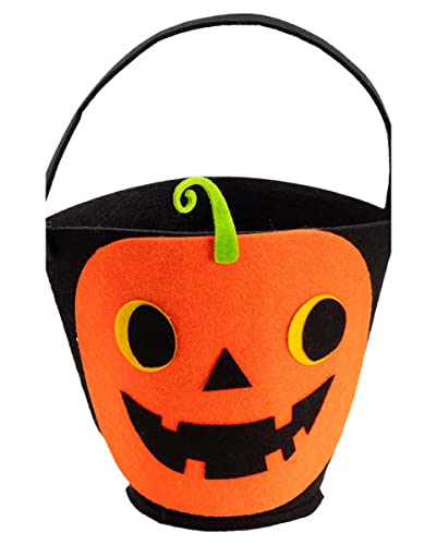 horror-shop Kürbistasche für Trick or Treat aus Filz für Halloween horror-shop Kürbistasche für Trick or Treat aus Filz für Halloween von Horror-Shop