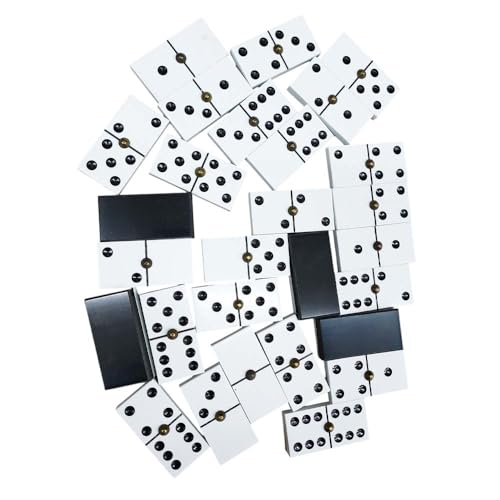 Domino Classic mit 28 Spielsteinen, Elfenbein, für Kinder und Erwachsene, ab 4 Jahren von Horus Artesanía de Egipto
