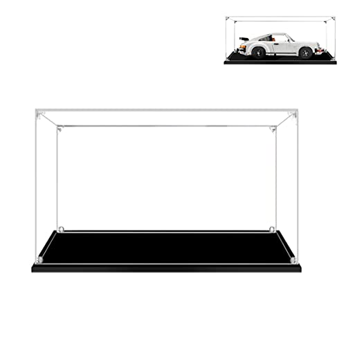 Hosdiy Acryl Vitrine Display Case Schaukasten für (Porsche 911 Turbo und Targa) Modell 10295 - Kompatibel mit Lego 10295 (Nur Vitrine, Ohne Model Set) von Hosdiy