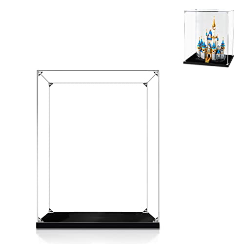 Hosdiy Acryl Vitrine Schaukasten Kompatible mit Lego 40478 - Vitrine für (Disney Mini Schloss) (Nur Vitrine, Ohne Modell Set) von Hosdiy