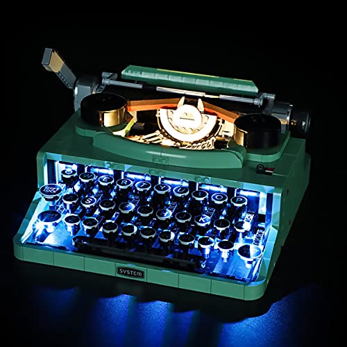 Hosdiy Beleuchtung Set Kompatible mit Lego 21327 Schreibmaschine, Led Licht Beleuchtungsset (Nur Beleuchtung, Ohne Modell Set) von Hosdiy