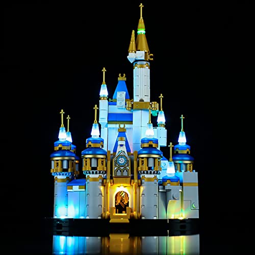 Hosdiy Beleuchtung Set für (Disney Mini Schloss) Modell - LED Lichtset Kompatibel mit Lego 40478 (Nur Beleuchtung, Ohne Modell Set) von Hosdiy
