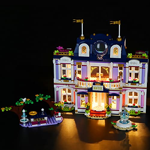Hosdiy Beleuchtung Set für Lego 41684 Friends Heartlake City Hotel, Led Licht Beleuchtungsset (Nur Beleuchtung, Ohne Modell Set) von Hosdiy