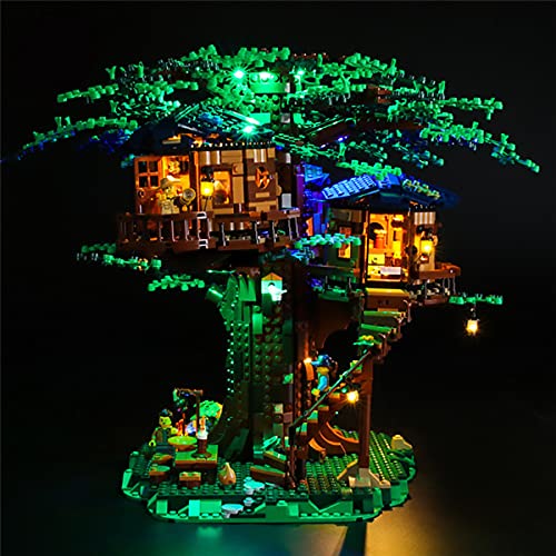 Hosdiy Beleuchtung Set für Lego Baumhaus 21318, Led Licht Beleuchtungsset für Lego 21318 (Nur Beleuchtung, Ohne Modell Set) von Hosdiy