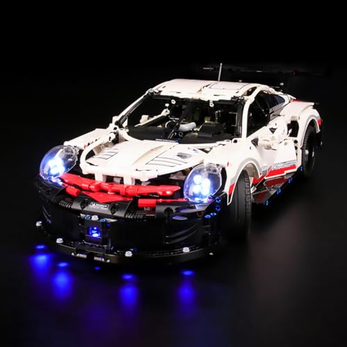 Hosdiy Beleuchtungsset - Led Licht Set für Lego-42096 - Kompatible mit (Porsche 911 RSR) Modell (Nur Beleuchtung, Ohne Modell) von Hosdiy