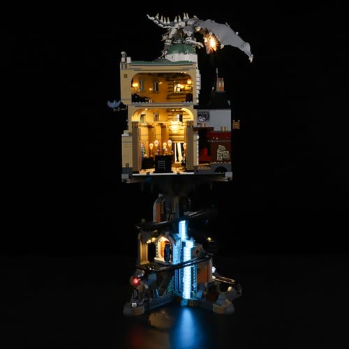 Hosdiy Beleuchtungsset - Led Licht Set für Lego-76417 - Kompatible mit (Gringotts-Bank) Modell (Nur Beleuchtung, Ohne Modell) (Classic Beleuchtung) von Hosdiy