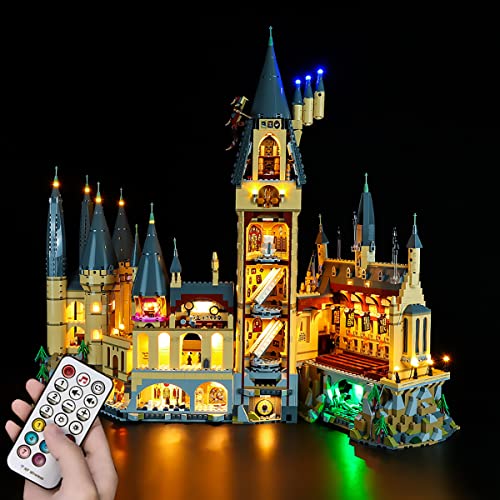 Hosdiy Fernbedienung Beleuchtung Set für (Schloss-Hogwarts 71043) Modell - Kompatibel mit Lego 71043 - Led Licht (Nur Beleuchtung, Ohne Bausteine Modell) von Hosdiy