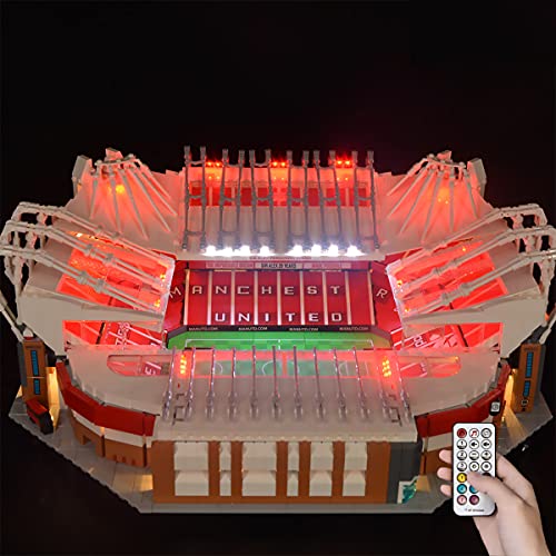 Hosdiy Fernbedienung Beleuchtung Set für Lego 10272 (Old Trafford Manchester United Stadion) (Modell Nicht Enthalten) (Standard RC) von Hosdiy