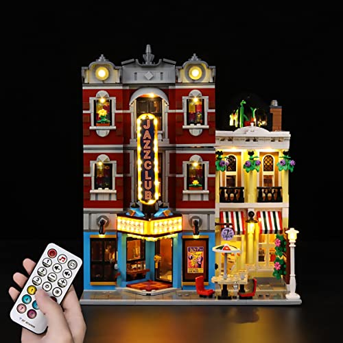 Hosdiy Fernbedienung Beleuchtungsset - Kompatibel mit Lego-Jazzclub-10312 - Beleuchtung Led Licht Set (Nur Beleuchtung, Ohne Modell) (RC Beleuchtung) von Hosdiy