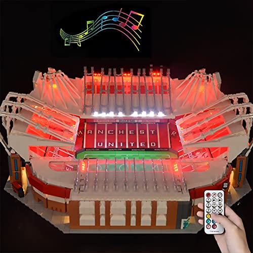 Hosdiy Fernbedienung Sound Beleuchtung Set Kompatibel mit Lego 10272 (Old Trafford Manchester United Stadion), Led Licht Beleuchtungsset (Modell Nicht Enthalten) (Standard RC Sound) von Hosdiy