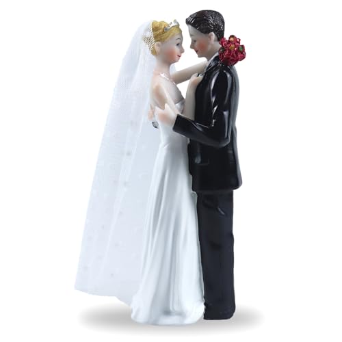 Hoshisea Brautpaar Tortenfigur, Topper Hochzeitstorten, Figure Wedding Decorations, für Hochzeitstorte, Urlaubsparty, Heimdekoration von Hoshisea