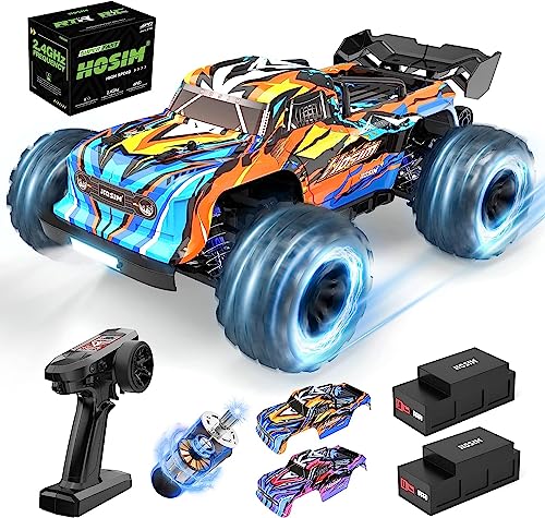 Hosim Ferngesteuertes Auto RC 4WD Monstertruck mit 40km/h, 1:16 Maßtab Ferngesteuerte Offroad LKW mit doppelten Karosserien Und Lampen, Geschenk für Kinder Und Erwachsene Hosim Ferngesteuertes Auto RC 4WD Monstertruck mit 40km/h, 1:16 Maßtab Ferngesteuerte Offroad LKW mit doppelten Karosserien Und Lampen, Geschenk für Kinder Und Erwachsene von Hosim