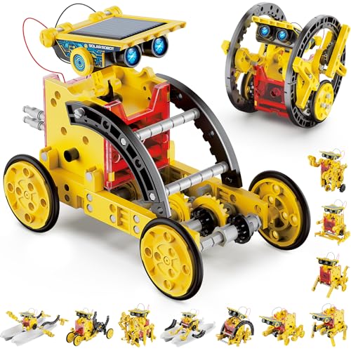 Hot Bee Geschenk Junge 8 9 10 11 12 Jahre, Solar Roboter Kinder ab 8 9 10 11 12, Spielzeug ab 8 9 10 11 12 Jahre Jungen, Experimente für Kinder ab 8 9 10 11 12 von Hot Bee