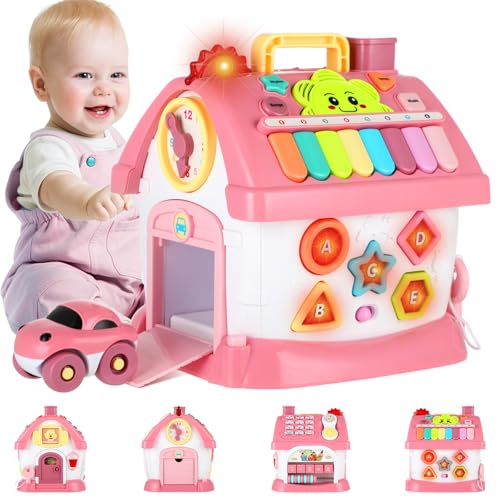Hot Bee Spielzeug ab 1 Jahre Kleinkind, 8-in-1 Sechseck-Spielhaus, 9-18 Monate Montessori-Lernspielzeuge, Musik und Interaktive Tiere Geburtstag Geschenk für Mädchen 1-2 Jahre Hot Bee Spielzeug ab 1 Jahre Kleinkind, 8-in-1 Sechseck-Spielhaus, 9-18 Monate Montessori-Lernspielzeuge, Musik und Interaktive Tiere Geburtstag Geschenk für Mädchen 1-2 Jahre von Hot Bee