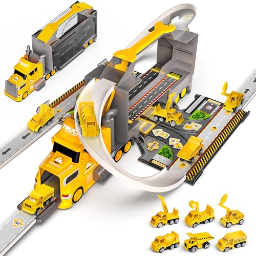 Spielzeug für Jungen ab 2 3 4 5 Jahre Auto Spielzeug Fahrbahn Kinder Bagger Spielzeugautos Baustelle Fahrzeug Kinderspielzeug Kleinkind Spielzeug Alter 3-7 Jahre Weihnachten Geburtstag Geschenke Junge Spielzeug für Jungen ab 2 3 4 5 Jahre Auto Spielzeug Fahrbahn Kinder Bagger Spielzeugautos Baustelle Fahrzeug Kinderspielzeug Kleinkind Spielzeug Alter 3-7 Jahre Weihnachten Geburtstag Geschenke Junge von Hot Bee