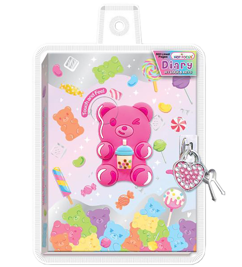 Hot Focus Tagebuch m. Lås - 300 Seiten - Kuscheltiere/Candy-Moti - Hot Focus - One Size - Tagebücher Hot Focus Tagebuch m. Lås - 300 Seiten - Kuscheltiere/Candy-Moti - Hot Focus - One Size - Tagebücher von Hot Focus