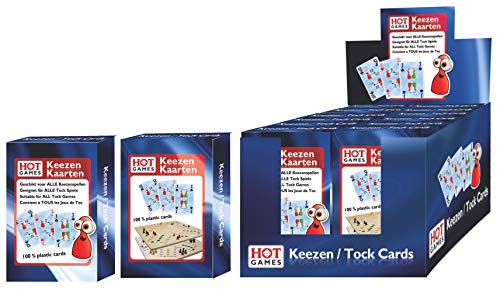 Hot Games Keezen/Tock Karten - 100% Kunststoff von Hot Games