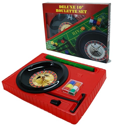 Roulette Set 25 cm Kunststoffteller von Hot Games