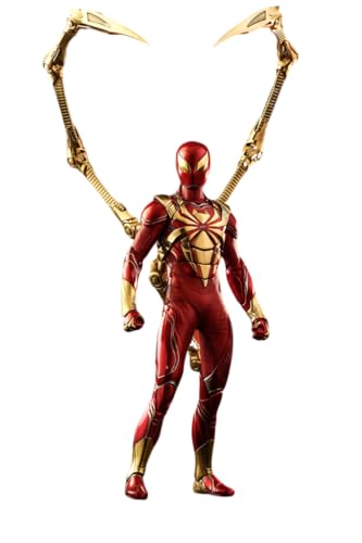 Hot Toys 1:6 Spider-Man – Iron Spider Armour – Marvel Comics Amazing Spider-Man Multicolor HT904935 von Hot Toys