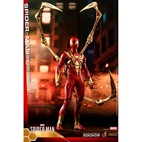 Hot Toys 1:6 Spider-Man – Iron Spider Armour – Marvel Comics Amazing Spider-Man Multicolor HT904935 von Hot Toys