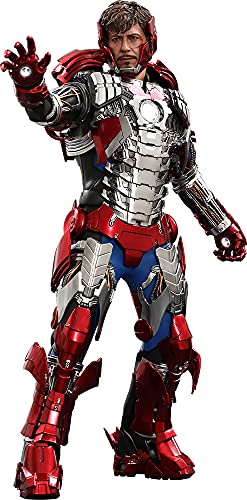 Hot Toys 1:6 Tony Stark - Mark V Suit Up Version - Iron Man 2, Rot von Hot Toys