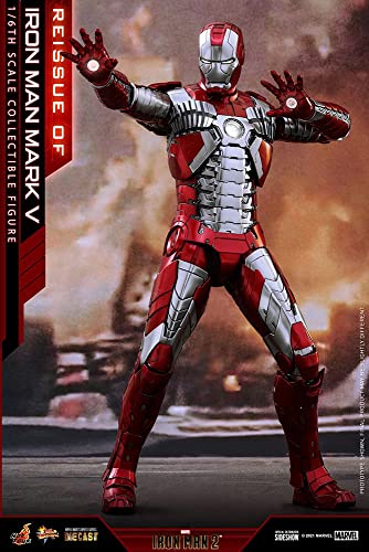 Hot Toys Iron Man Mark V - MMS Druckguss, 1:6 von Marvel
