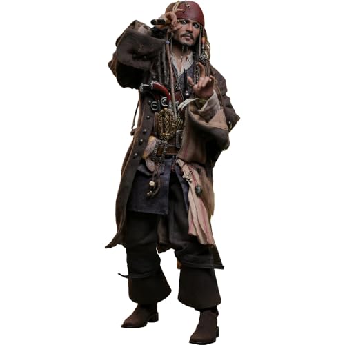 Hot Toys Pirates of The Caribbean: Dead Men Tell No Tales DX37 Captain Jack Sparrow 1/6 Scale 30.5 cm Collectible Figure von Hot Toys