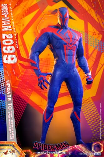 Hot Toys Spider-Man: Across The Spider-Verse Movie Masterpiece 1/6 Spider-Man 2099, 33 cm von Hot Toys