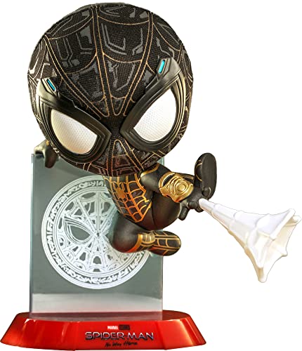 Spider-Man: No Way Home - Spider-Man Schwarz & Gold Anzug Cosbaby von Hot Toys