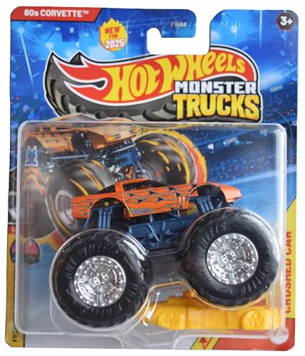 Hot Wheels Monster Trucks 80er Corvette, Freestyle Wreckers 7/12 inkl. Crushed Car Hot Wheels Monster Trucks 80er Corvette, Freestyle Wreckers 7/12 inkl. Crushed Car von Hot Wheels Monster Trucks