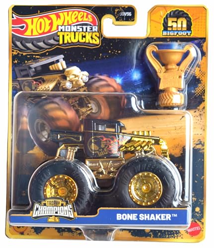 Hot Wheels Monster Trucks Bone Shaker Trophy Champions 50th Years Bigfoot Series 1:64 Druckguss Hot Wheels Monster Trucks Bone Shaker Trophy Champions 50th Years Bigfoot Series 1:64 Druckguss von Hot Wheels Monster Trucks