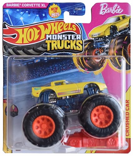 Hot Wheels Monster Trucks Corvette XL, inklusive Crushed Car im Maßstab 1:64 Druckguss Hot Wheels Monster Trucks Corvette XL, inklusive Crushed Car im Maßstab 1:64 Druckguss von Hot Wheels Monster Trucks