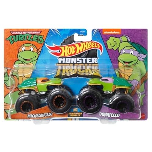Hot Wheels Monster Trucks Demolition Doubles Michelangelo Vs Donatello Hot Wheels Monster Trucks Demolition Doubles Michelangelo Vs Donatello von Hot Wheels Monster Trucks