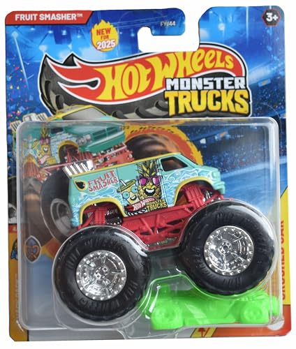 Hot Wheels Monster Trucks Fruit Smasher, Snack Pack 4/5 inkl. Crushed Car Hot Wheels Monster Trucks Fruit Smasher, Snack Pack 4/5 inkl. Crushed Car von Hot Wheels Monster Trucks
