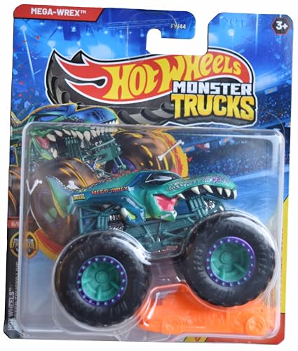 Hot Wheels Monster Trucks Mega Wrex, Monster Trucks Live 6/8 inkl. Crushed Car Hot Wheels Monster Trucks Mega Wrex, Monster Trucks Live 6/8 inkl. Crushed Car von Hot Wheels Monster Trucks