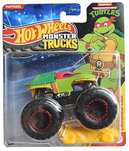 Hot Wheels Monster Trucks Raphael, inklusive Crushed Car im Maßstab 1:64 Druckguss Hot Wheels Monster Trucks Raphael, inklusive Crushed Car im Maßstab 1:64 Druckguss von Hot Wheels Monster Trucks