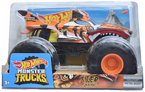 Hot Wheels Monster Trucks Tiger Shark, Maßstab 1:24, Druckguss Hot Wheels Monster Trucks Tiger Shark, Maßstab 1:24, Druckguss von Hot Wheels Monster Trucks