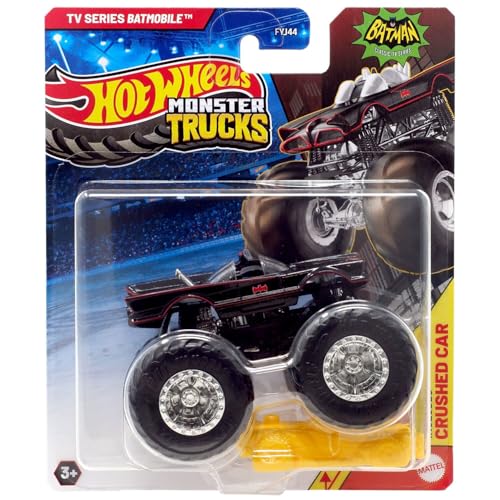 Hot Wheels TV Series Schlägermobil inkl. Crushed Car im Maßstab 1:64 Druckguss von Hot Wheels Monster Trucks